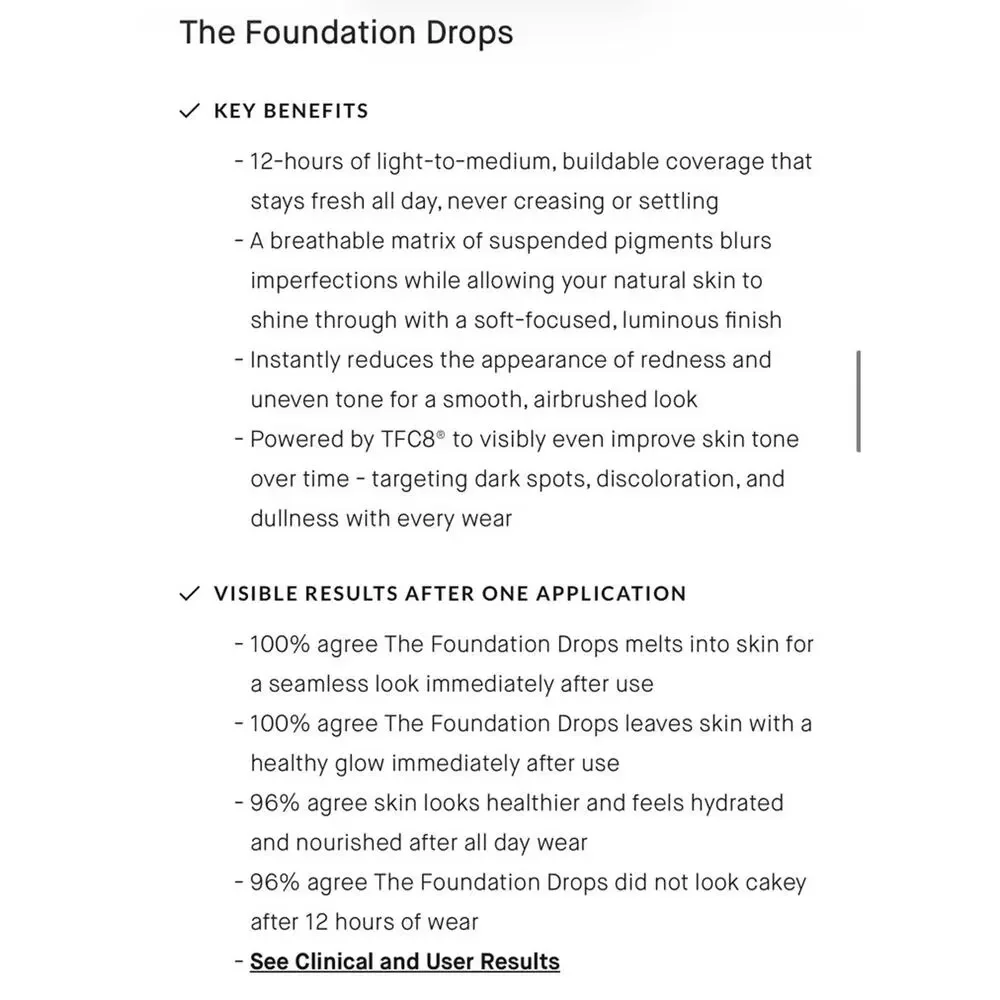 Victoria Beckman By Augustinus Bader The Foundation Drops 1 oz 8 Medium NIB